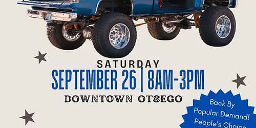 39th annual Car Show in downtown Otsego Michigan