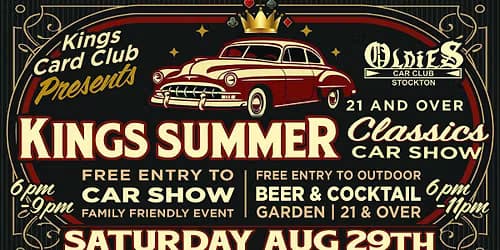 Kings Card Club Kings Summer Classics Car Show