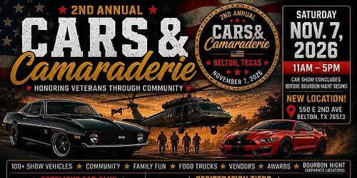 2nd Annual Cars & Camaraderie - Car Show and Community Festival