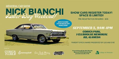 Nick Bianchi Memorial Car Show - 2026