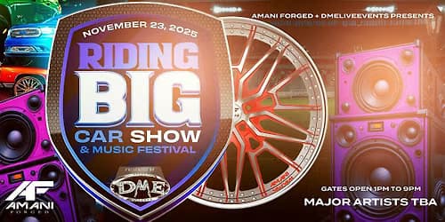 2026 Riding Big Car Show - The 27th Annual @ Emery Field (Orlando, Florida)