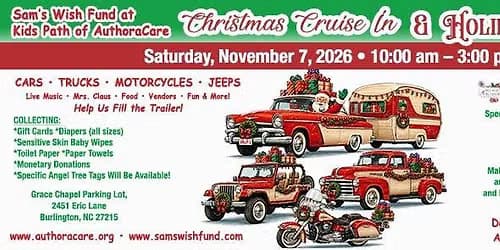Sam’s Wish Fund Christmas Cruise-In & Holiday Market