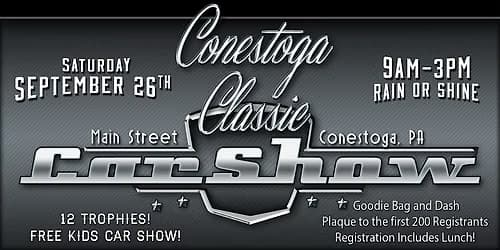 12th Annual Conestoga Car Show