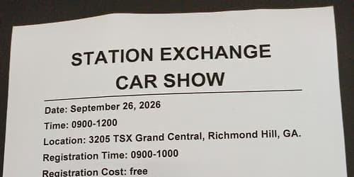 Station Exchange Car Show