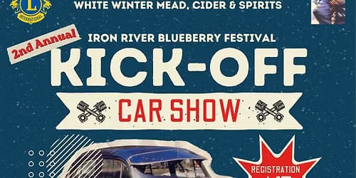 2nd Annual Iron River Blueberry Festival Kick-Off Car Show