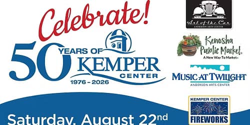 Kemper Center 50th Anniversary: Car Show, Market, Live Music & Fireworks