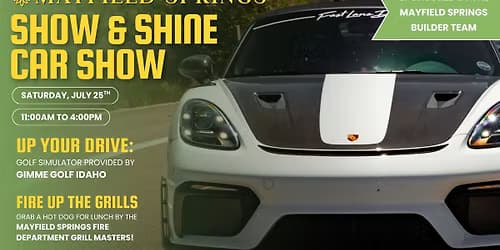 1st Annual Mayfield Springs Show & Shine Car Show