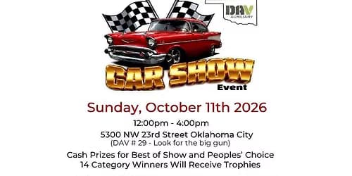 DAVA 3rd Annual Car Show for our Oklahoma veterans