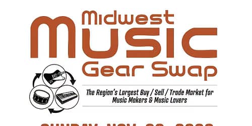 Midwest Music Gear Swap Fall 2026 in person swap meet