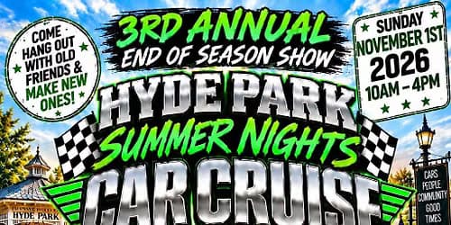 3rd Annual End of Season Car Show