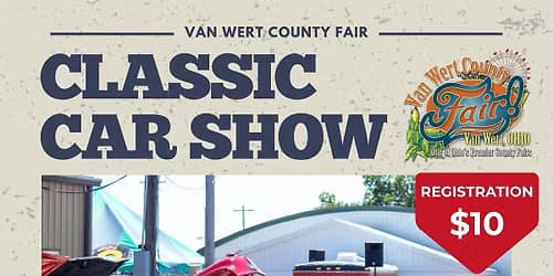 2026 Van Wert Co Fair Classic Car Show