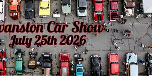 Evanston Car Show on Main Street