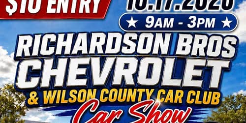 Richardson Bros Chevrolet & Wilson County Car Club Car Show