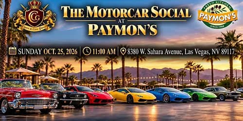 The Motorcar Social | Las Vegas Car Show at Paymon's
