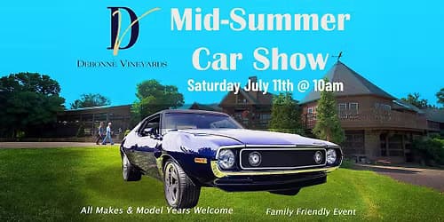 Debonné Vineyards Mid‑Summer Car Show 2026