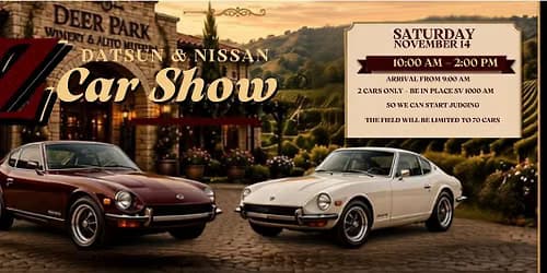 Datsun and Nissan Z Car Show presented by the Z Club of San Diego