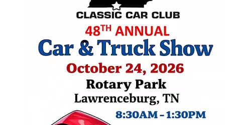 Lawrence County Classic Car Club Car Show