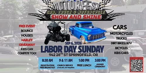5th annual Motorfest Car, Truck & Motorcycle Show and Shine