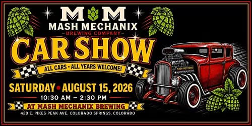 Summer Car Show at Mash Mechanix Brewing
