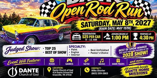 Dante Open Rod Run Car Show