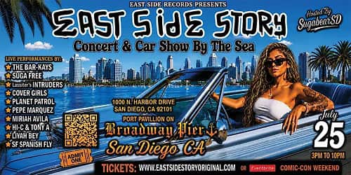 East Side Story Concert & Car Show by the Sea