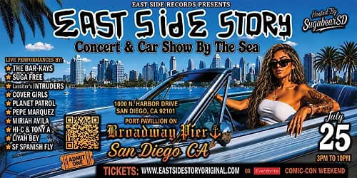 East Side Story Concert & Car Show by the Sea