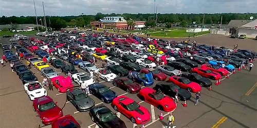 Ciocca Corvette Annual Toys for Tots caravan