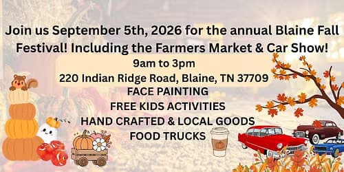 Blaine Fall Festival, Farmers Market & Car Show