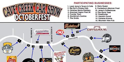 The Cave Creek Car Show and Cruise