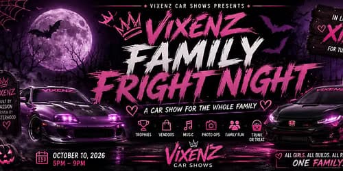 Vixenz Family Fright Night - Halloween Car Show