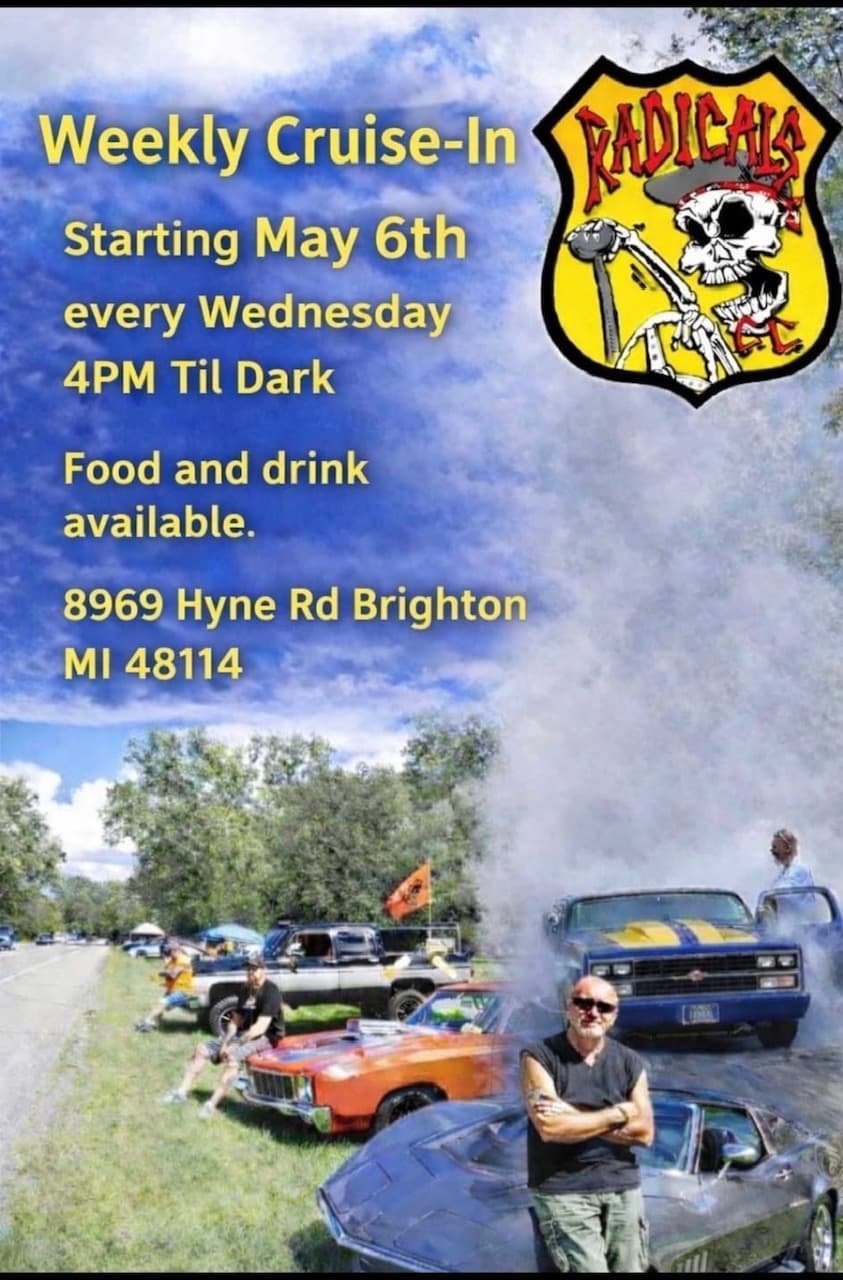 Radicals Car Club Weekly Cruise In