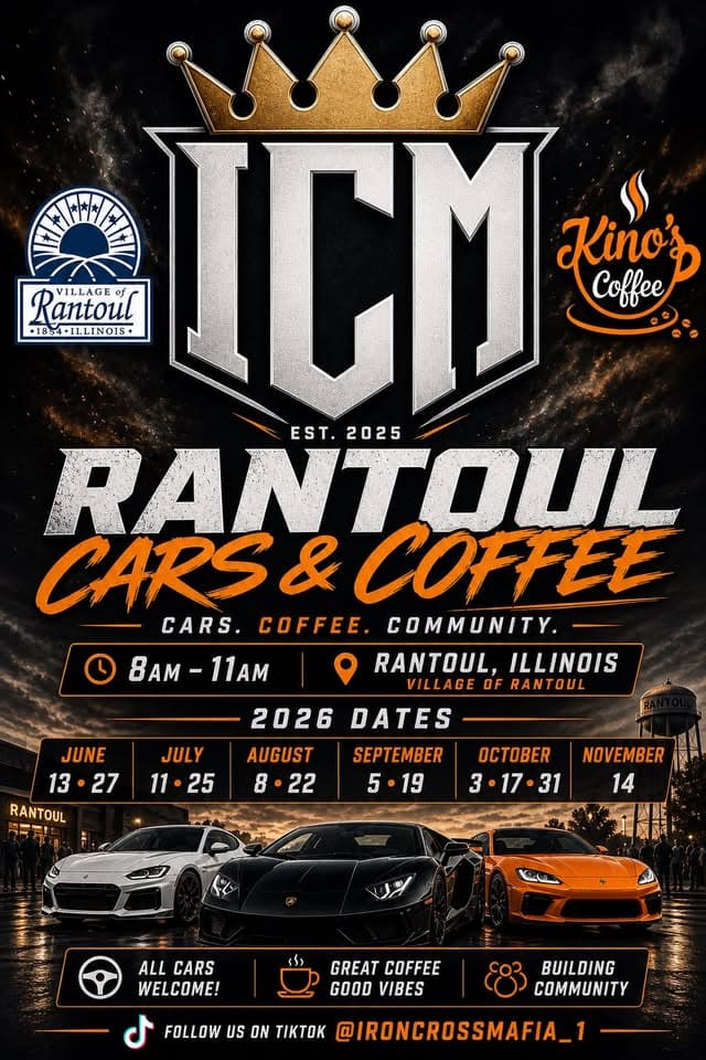 Rantoul Cars and Coffee @kinoscoffee
