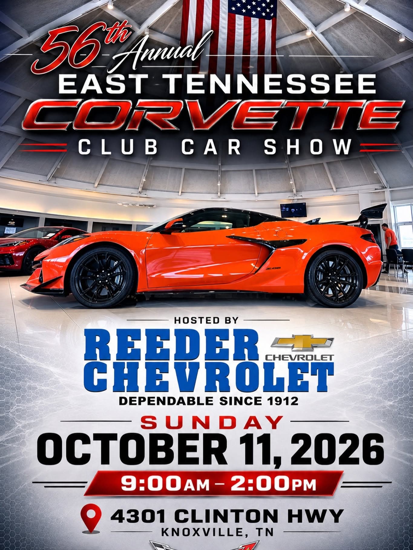 56th Annual East Tennessee Corvette Club Car Show
