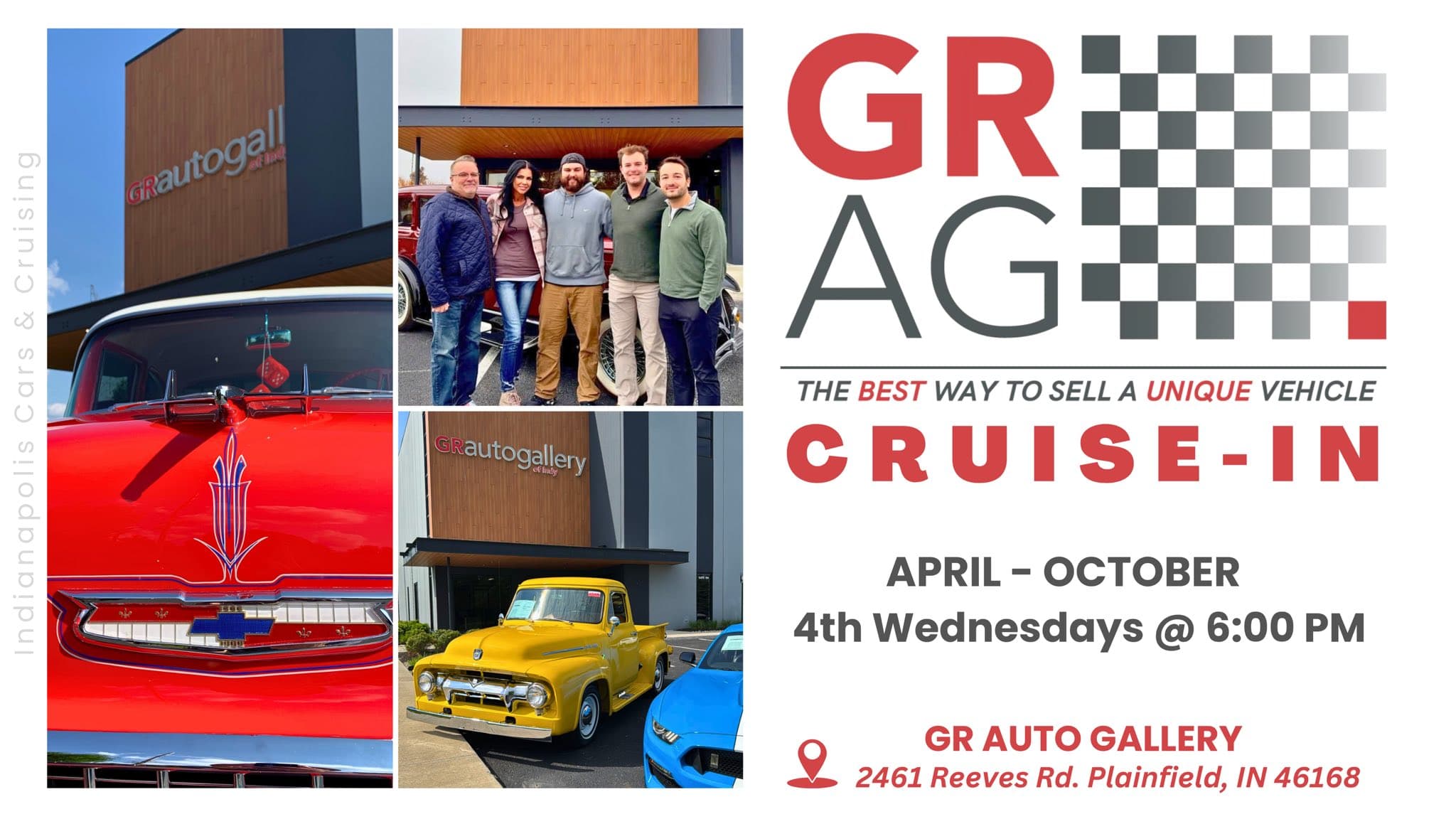 Indianapolis Cars & Cruising GR Auto Gallery Cruise-in
