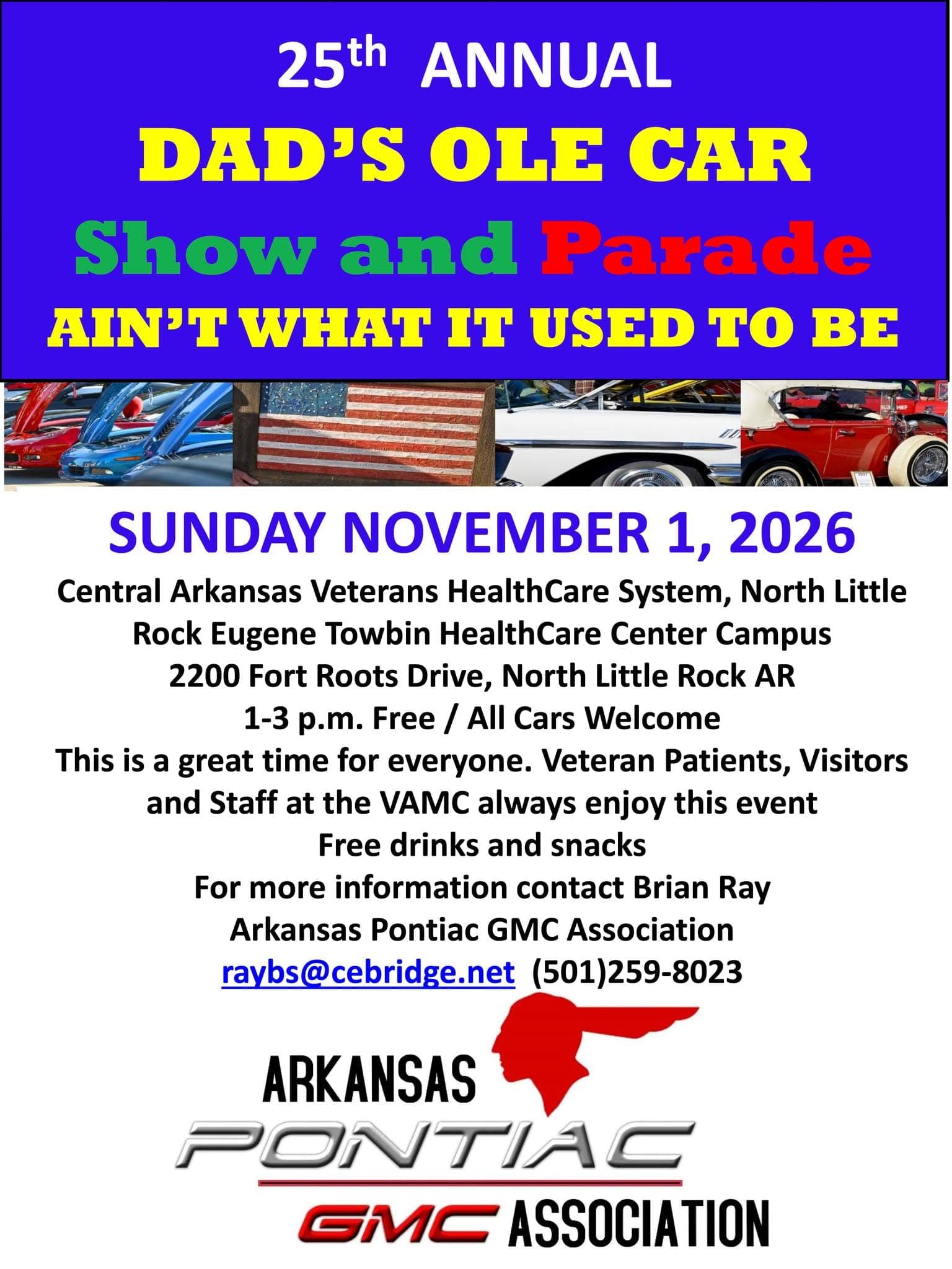 25th Annual Dad’s Ole Car Show And Parade