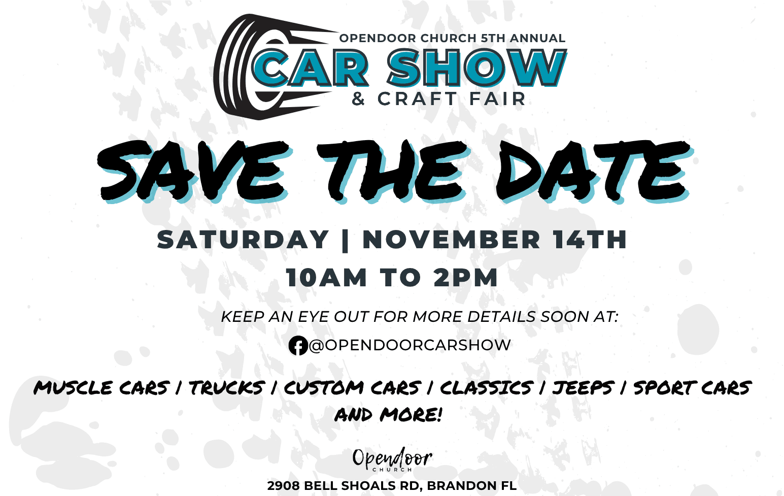 5th Annual Open Door Car Show & Craft Fair