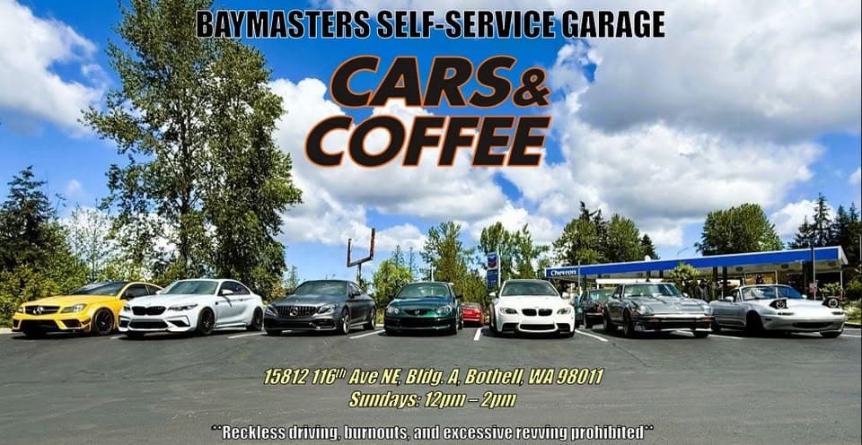 Cars & Coffee @ BayMasters Self-Service Garage