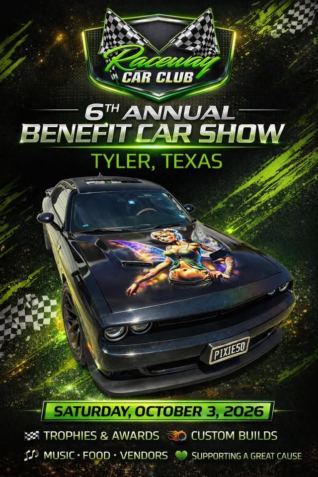 Raceway Car Club’s 6th Annual Benefit Car Show