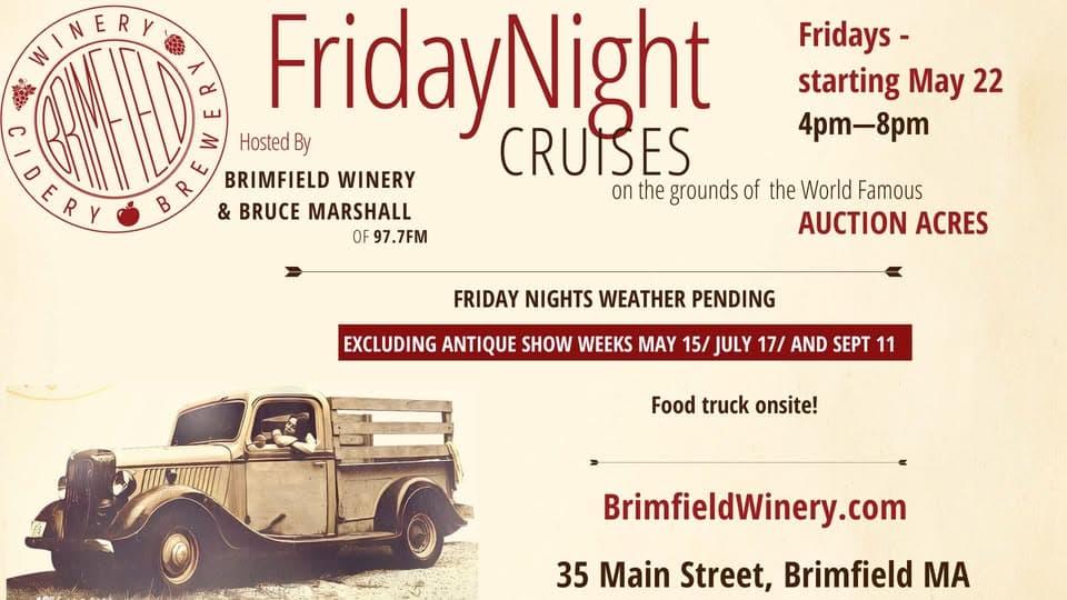 Friday Night Cruises at Brimfield Winery