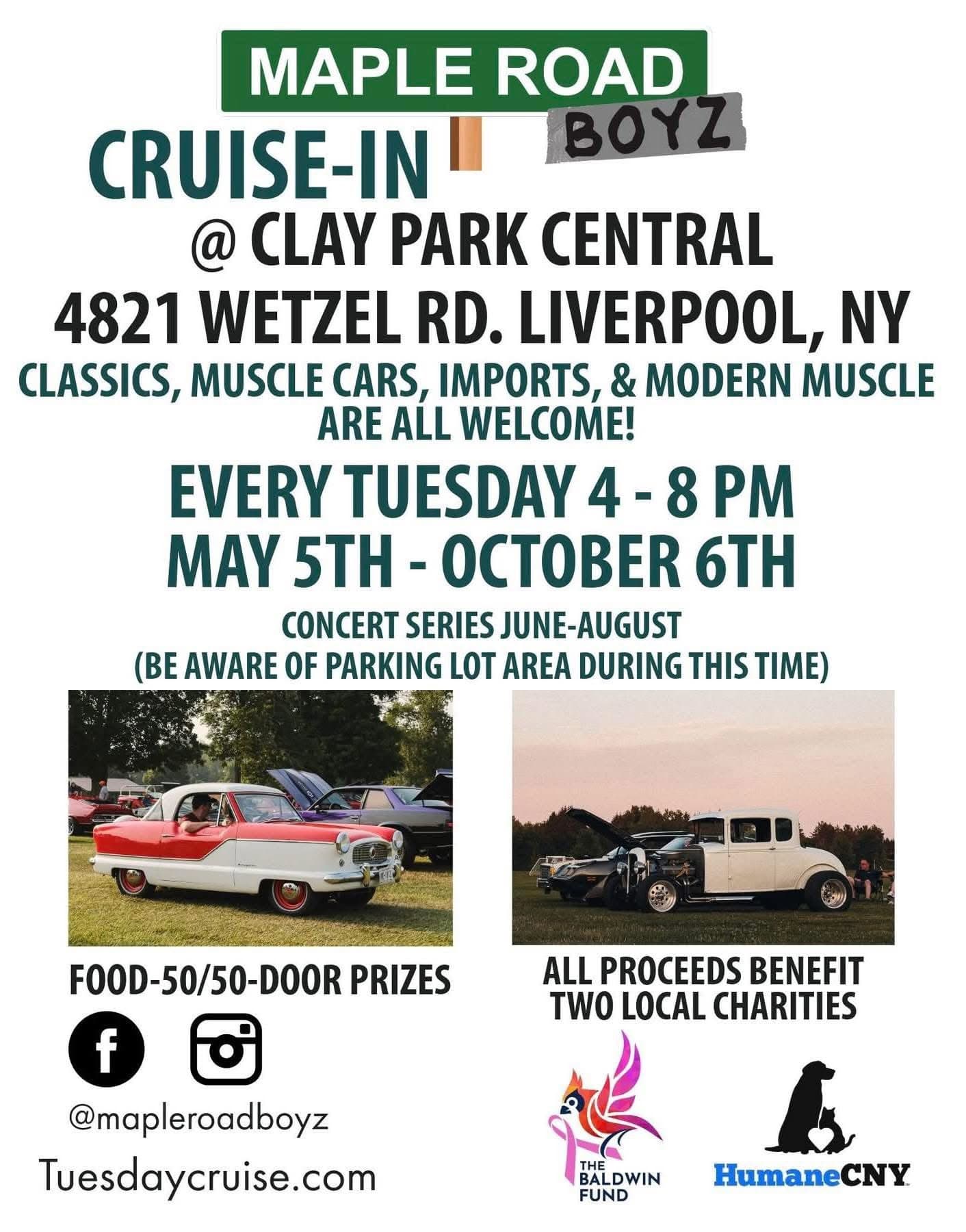 Maple Road Boyz Cruise-In at Clay Park Central