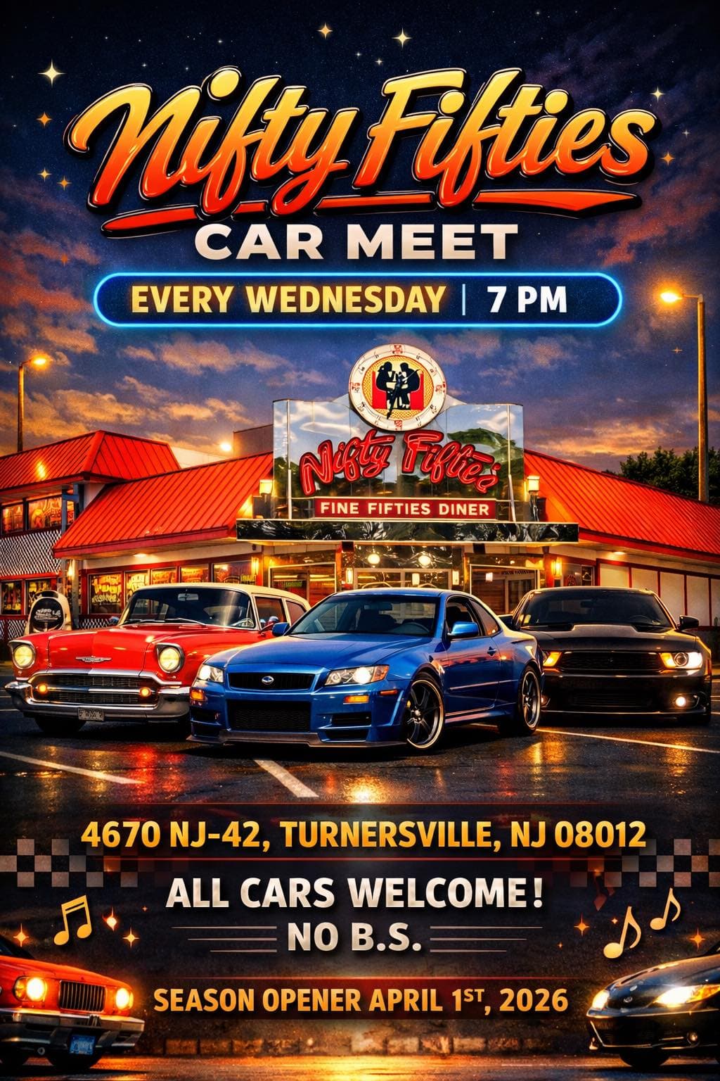 Nifty Fifties Car Meet