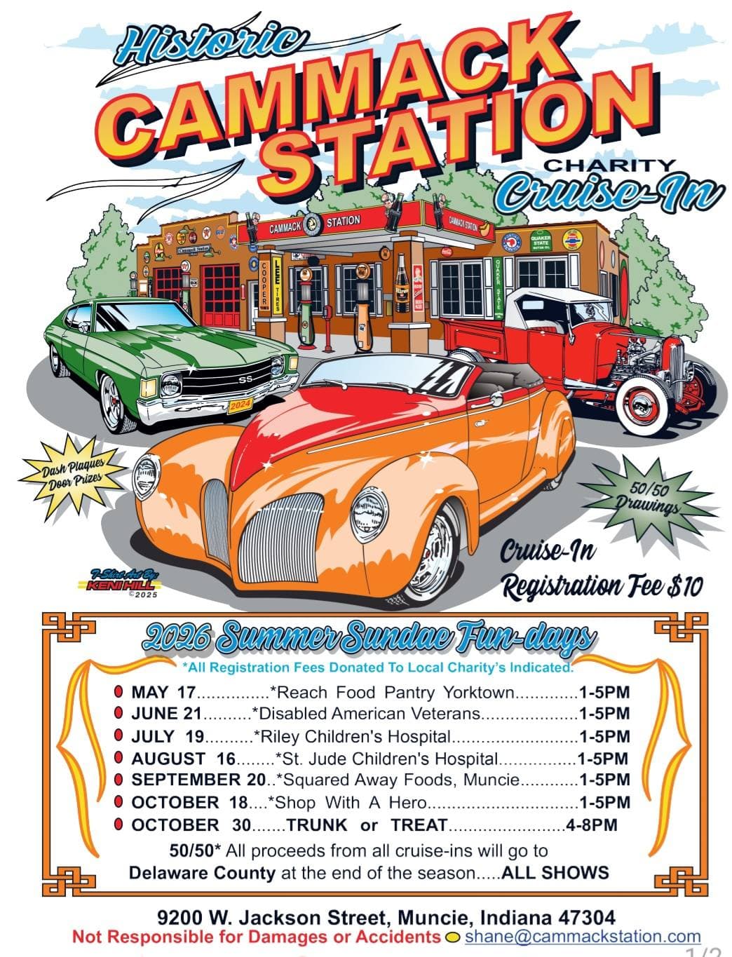 Historic Cammack Station Charity Cruise-In