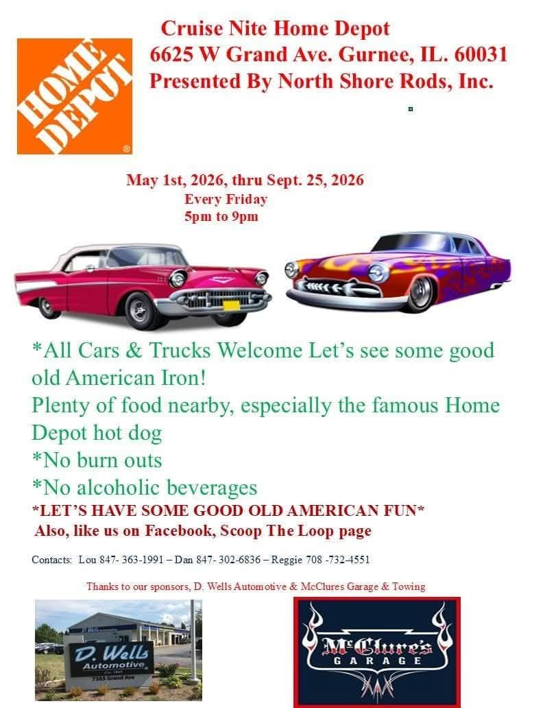 North Shore Rods Cruise Nite Home Depot