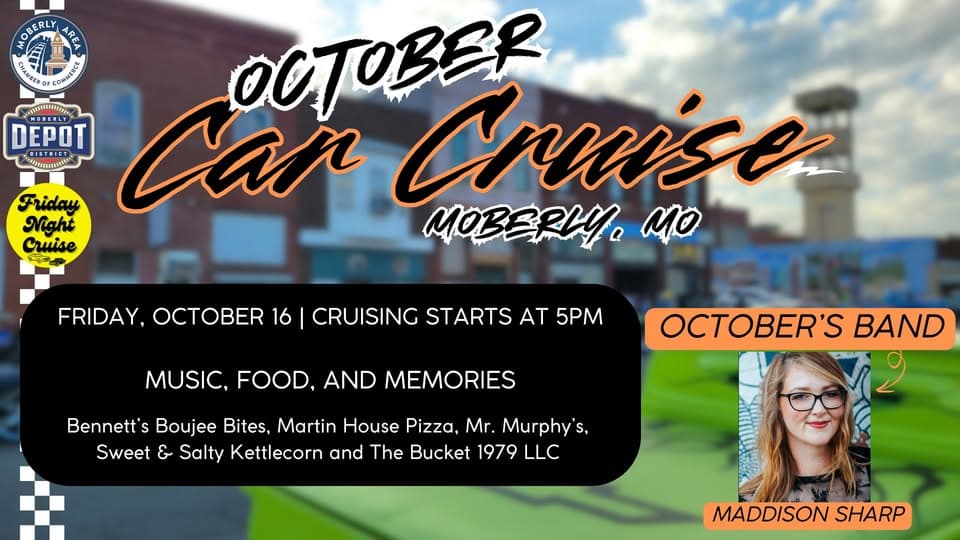 October’s Friday Night Car Cruise & Concert Featuring Maddison Sharp