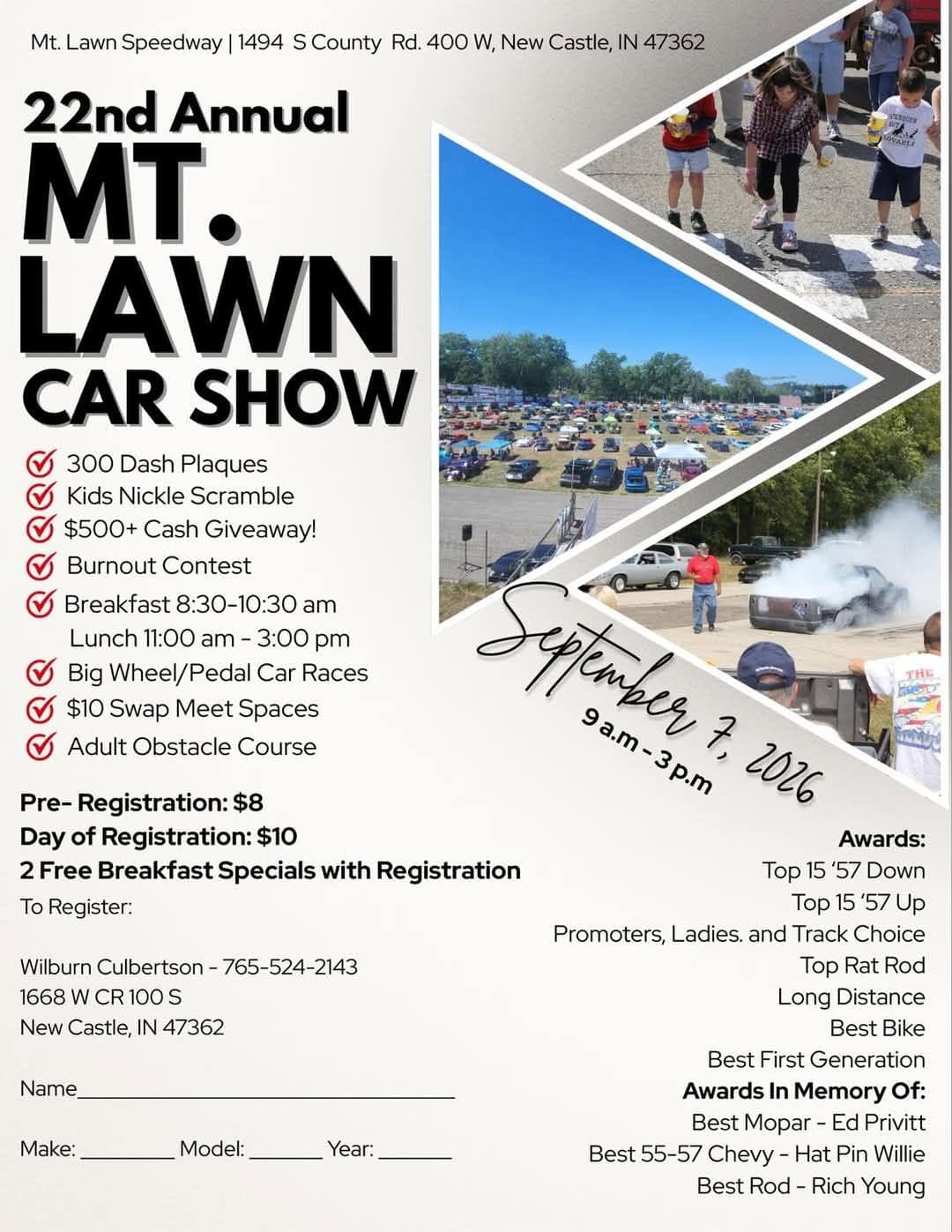 22nd Annual Mt. Lawn Car Show