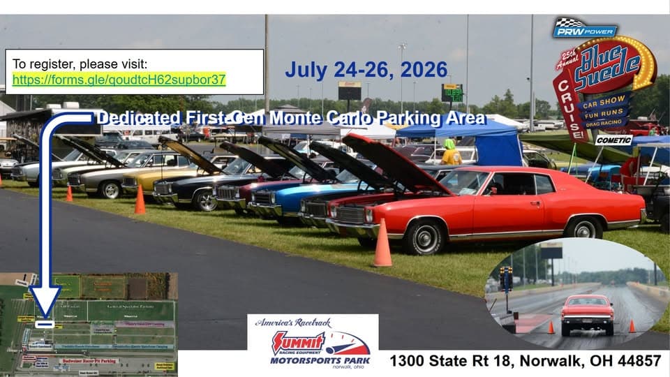 5th Annual First Gen Monte Carlo (1970-72) Takeover
