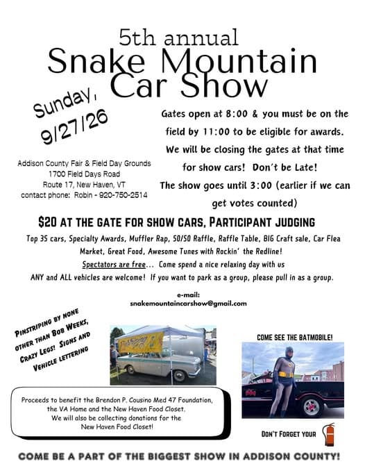 5th annual Snake Mountain Car Show