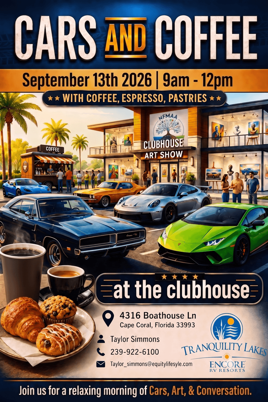 Cars, Art and Coffee