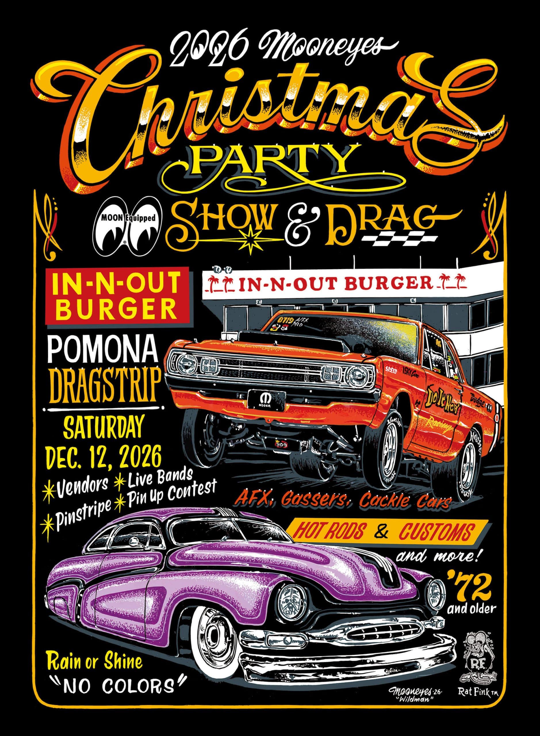 Mooneyes Christmas Party Show & Drag