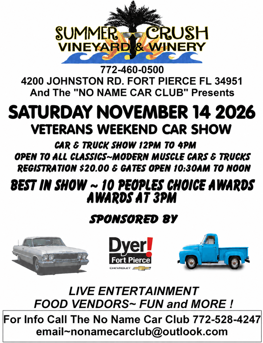 Hot Rodding For Heroes Car Show